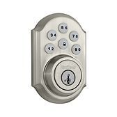 KwikSet SmartCode Wireless Keypad Deadbolt in Satin Nickel